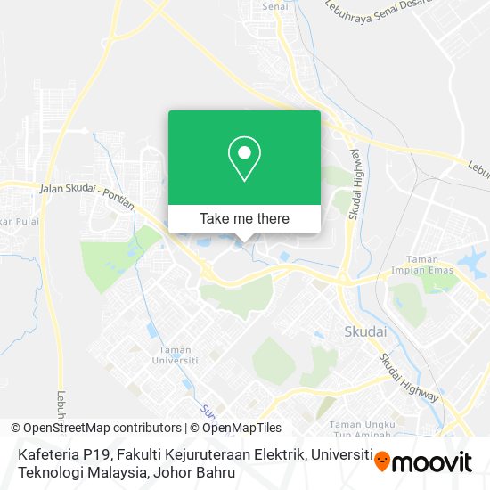 Kafeteria P19, Fakulti Kejuruteraan Elektrik, Universiti Teknologi Malaysia map