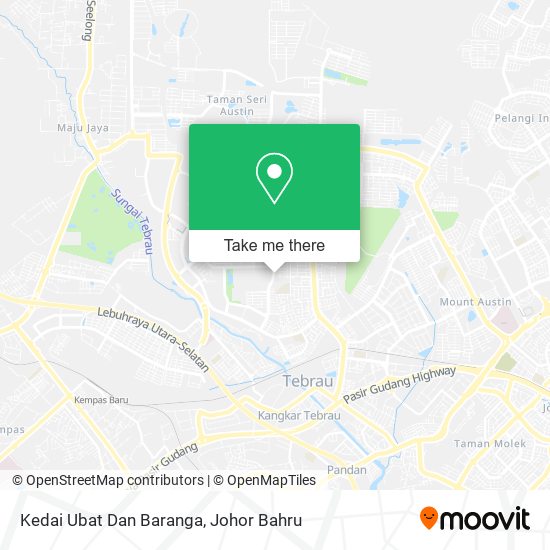 Kedai Ubat Dan Baranga map