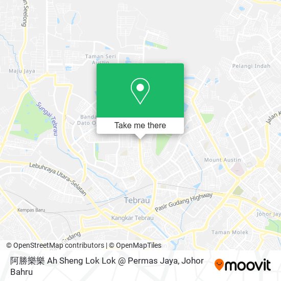 阿勝樂樂 Ah Sheng Lok Lok @ Permas Jaya map