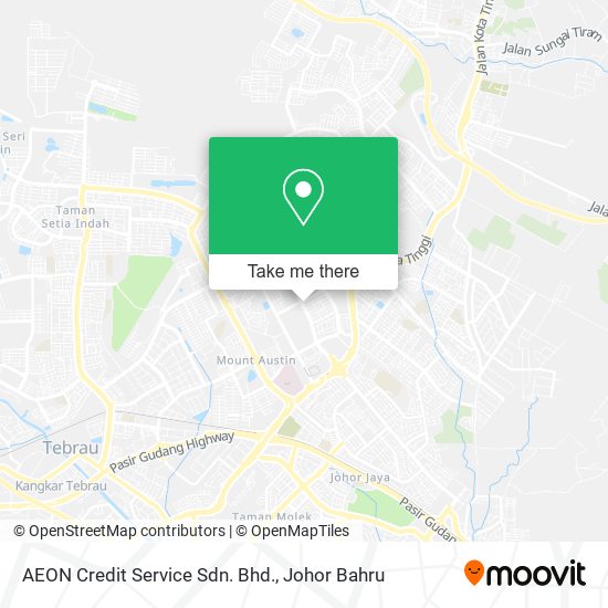 AEON Credit Service Sdn. Bhd. map