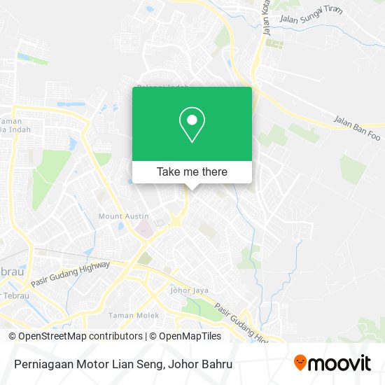 Perniagaan Motor Lian Seng map