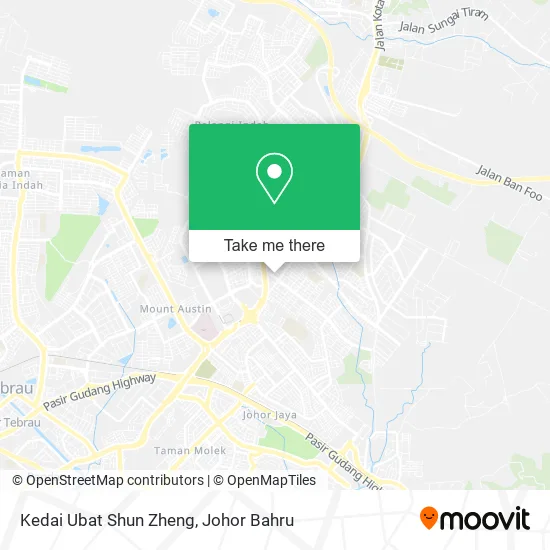 Kedai Ubat Shun Zheng map