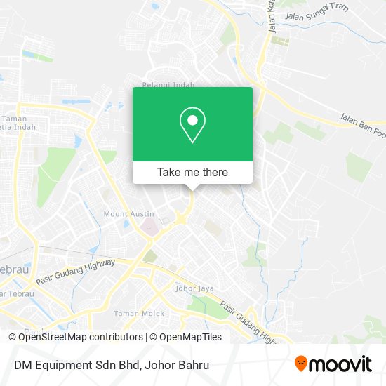 DM Equipment Sdn Bhd map