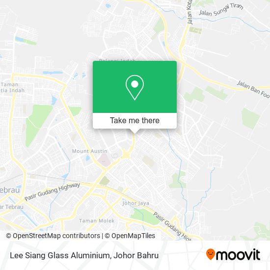 Lee Siang Glass Aluminium map
