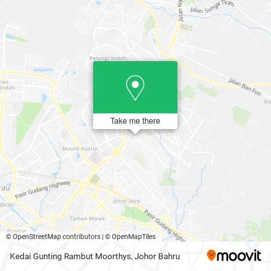 Kedai Gunting Rambut Moorthys map