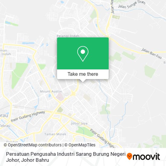 Persatuan Pengusaha Industri Sarang Burung Negeri Johor map