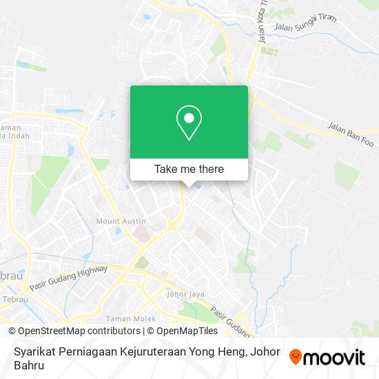 Syarikat Perniagaan Kejuruteraan Yong Heng map