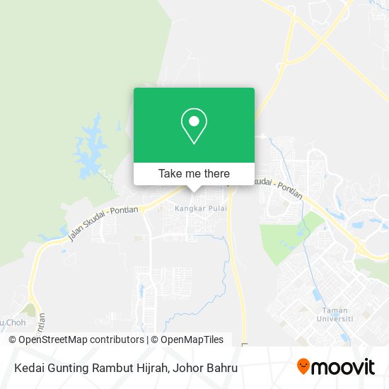 Kedai Gunting Rambut Hijrah map
