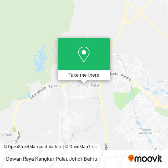 Dewan Raya Kangkar Pulai map