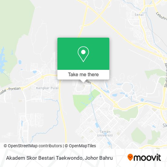 Akadem Skor Bestari Taekwondo map