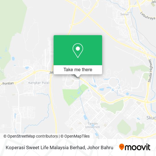 Koperasi Sweet Life Malaysia Berhad map