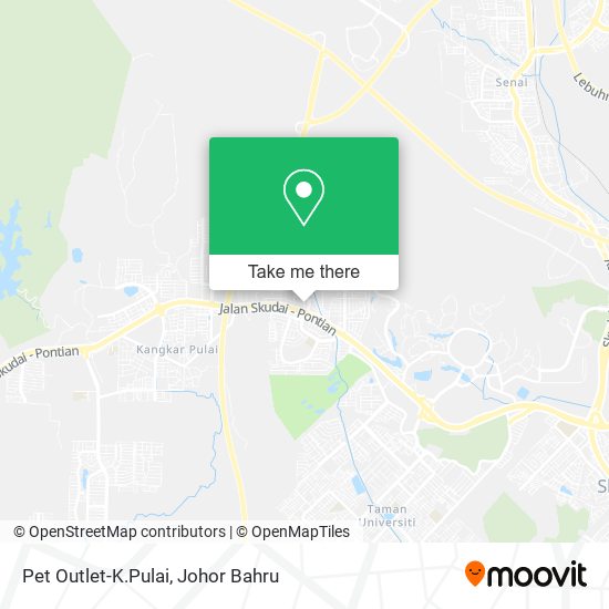 Pet Outlet-K.Pulai map