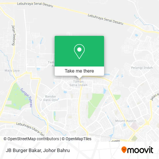JB Burger Bakar map