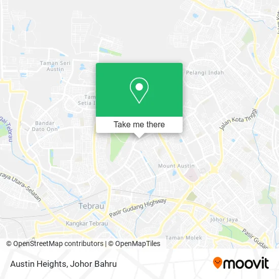 Austin Heights map