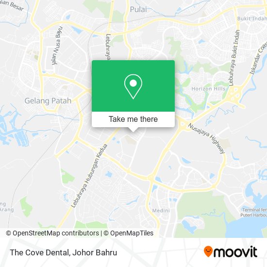 The Cove Dental map