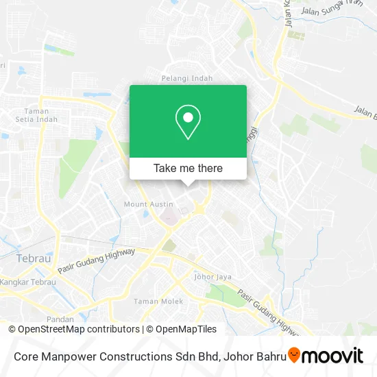 Core Manpower Constructions Sdn Bhd map