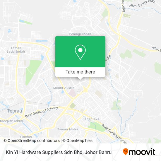 Kin Yi Hardware Suppliers Sdn Bhd map