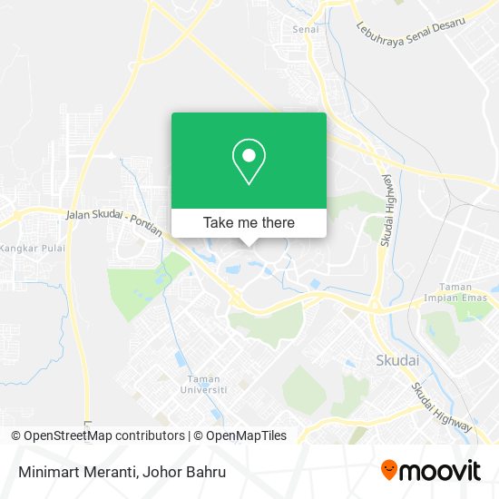 Minimart Meranti map