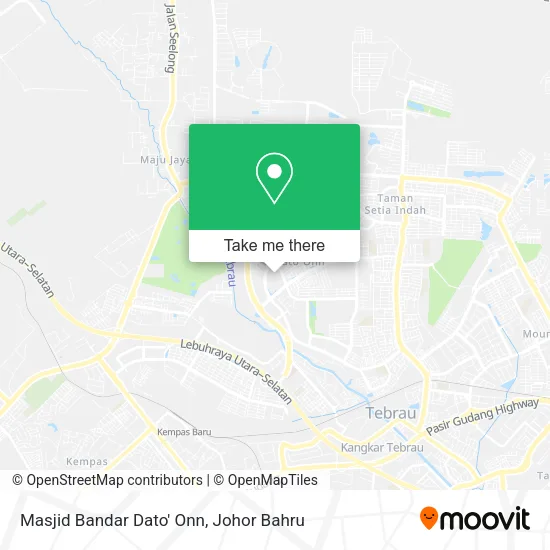 Masjid Bandar Dato' Onn map