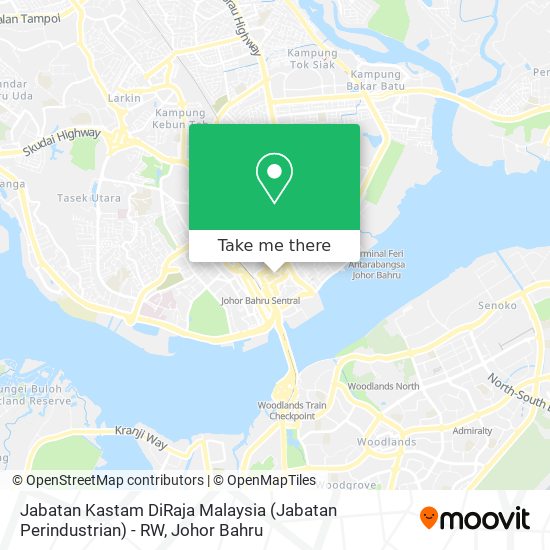 如何坐公交或火车去johor Baharu的jabatan Kastam Diraja Malaysia Jabatan Perindustrian Rw Moovit