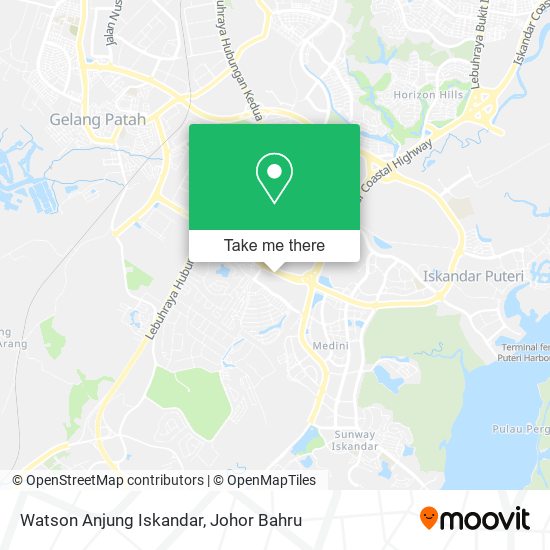 Watson Anjung Iskandar map