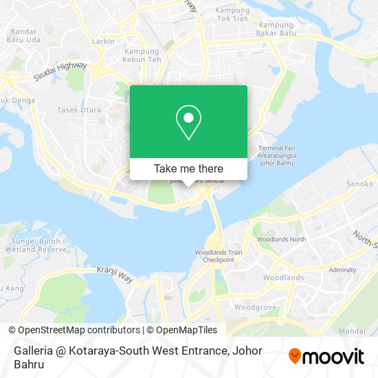 Galleria @ Kotaraya-South West Entrance map