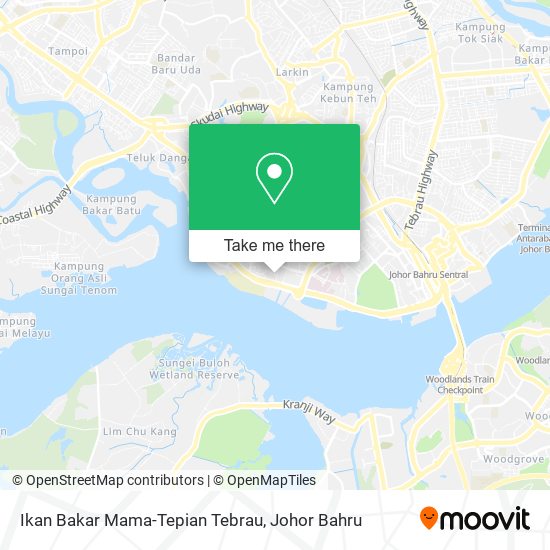 Ikan Bakar Mama-Tepian Tebrau map