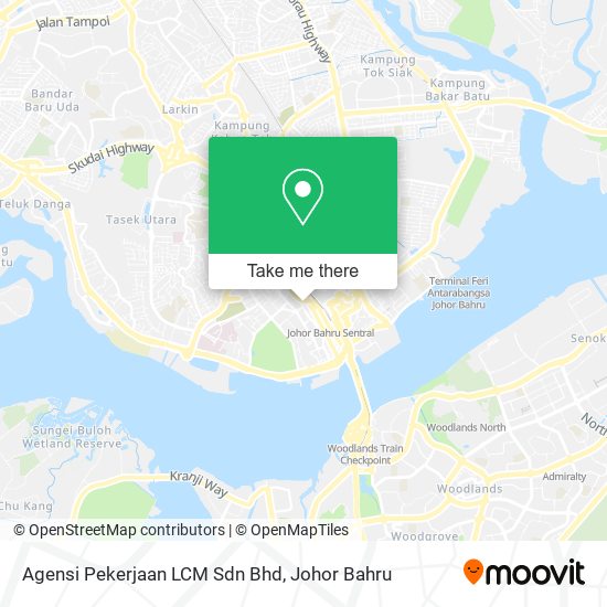 Agensi Pekerjaan LCM Sdn Bhd map