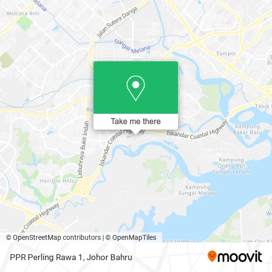 PPR Perling Rawa 1 map