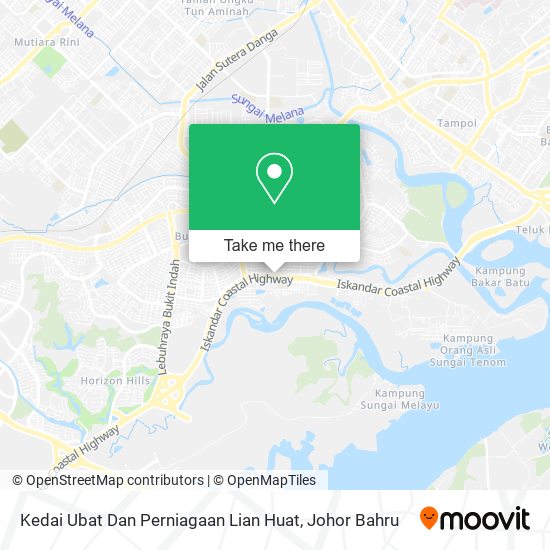 Kedai Ubat Dan Perniagaan Lian Huat map