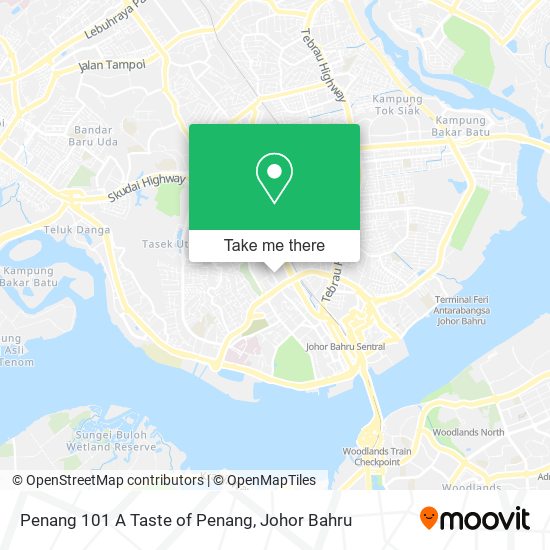 Penang 101 A Taste of Penang map