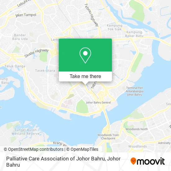 Palliative Care Association of Johor Bahru map