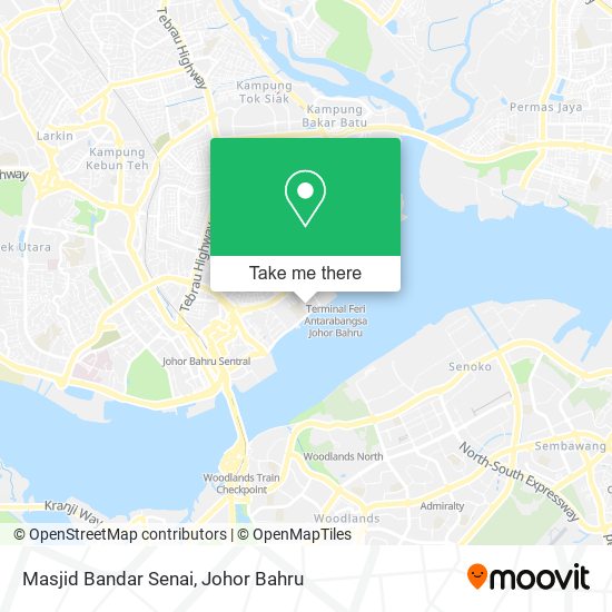 Masjid Bandar Senai map