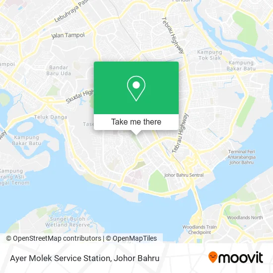 Ayer Molek Service Station map