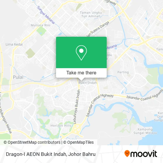 Dragon-I AEON Bukit Indah map