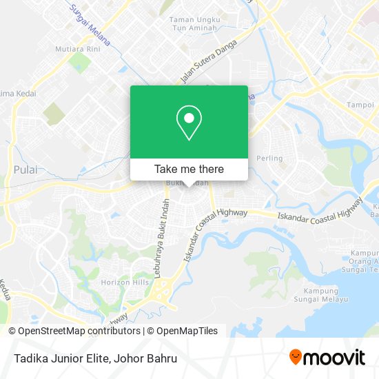 Tadika Junior Elite map