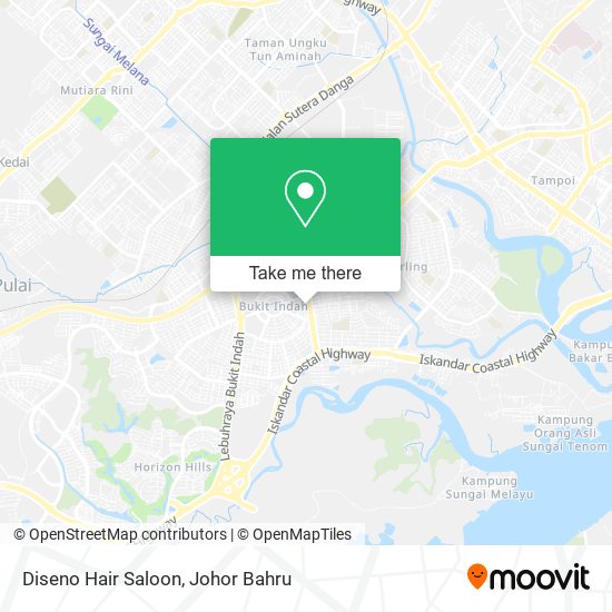 Diseno Hair Saloon map