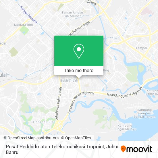 Pusat Perkhidmatan Telekomunikasi Tmpoint map