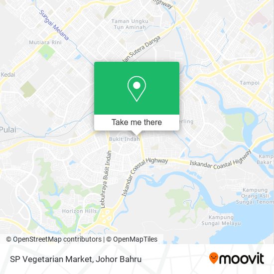 SP Vegetarian Market map