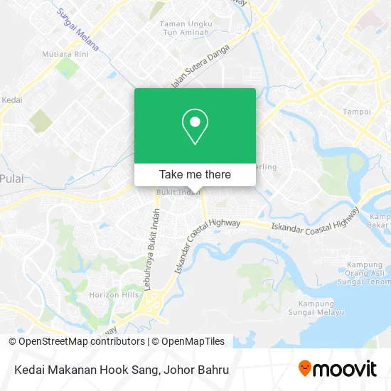 Kedai Makanan Hook Sang map