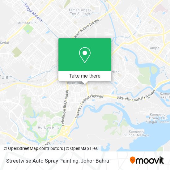 Streetwise Auto Spray Painting map