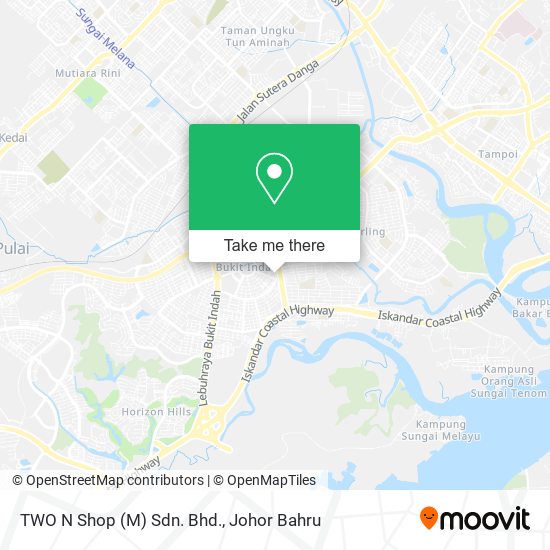 TWO N Shop (M) Sdn. Bhd. map