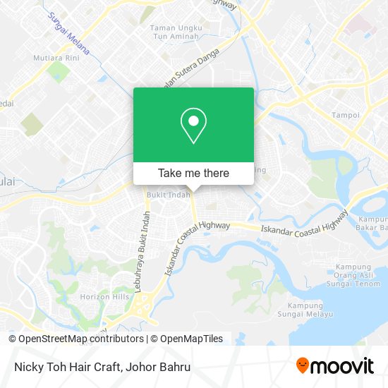 Nicky Toh Hair Craft map