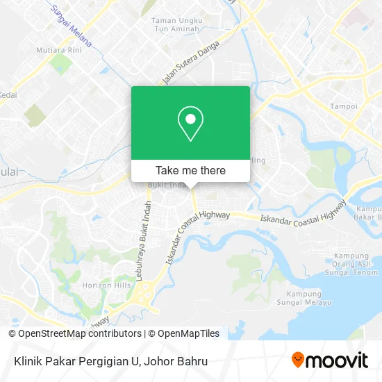 Klinik Pakar Pergigian U map