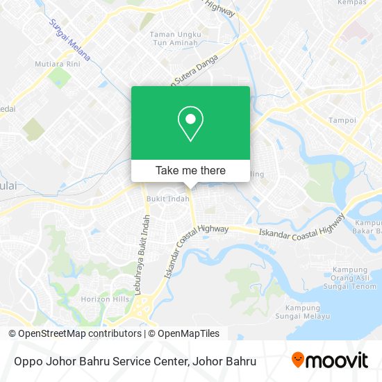 Oppo Johor Bahru Service Center map