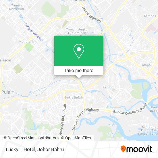 Lucky T Hotel map