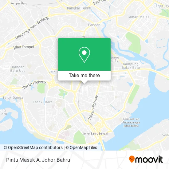 Pintu Masuk A map