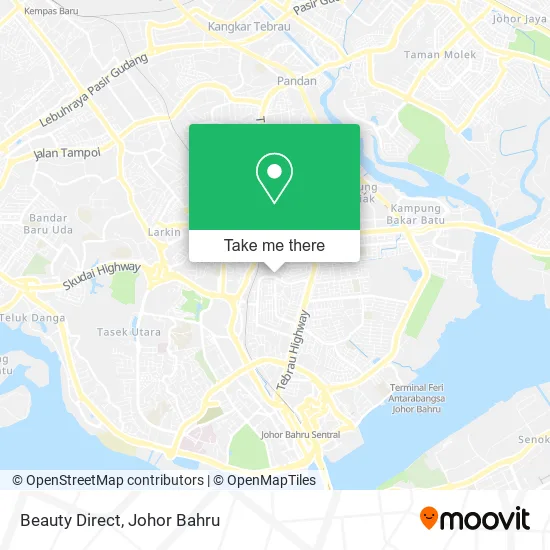Beauty Direct map