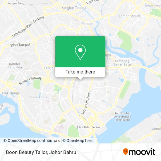 Boon Beauty Tailor map
