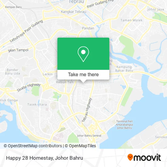 Happy 28 Homestay map
